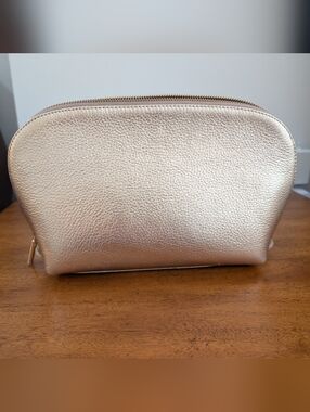 Cuyana Large travel Set Pouch - gold Champagne